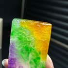 Real Natural High Ice Multicolour Jade Jadeite Landscape  Pendant necklaces