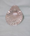 Vintage International Silver Co 676 Silver-plated Scalloped Footed Seashell Dish