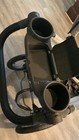 3-wheel Jogger Stroller  Single Seat  Cup Holder  Solid Gray black
