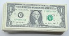 100 X  1 Bill 007 Note Lot - Bulk Wholesale 100 Note Lot - Various Years