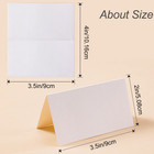 60 Pcs Premium Place Cards  2x3 5in Small Tent Cards  Blank Fillable Banquet Sea