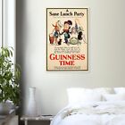 Guinness Time - Vintage Advertising Poster - Beer And Wine Print