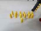 Vintage 1986 Larami Strike Force Avenger Toy Gun Yellow Rubber Ammo Lot With 2