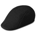Men s Solid Herringbone Ivy Hat Mesh Gatsby Cap Golf Driving Flat Cabbie Newsboy