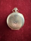 Vintage 1940s Gruen Pocketwatch 14k Gold Fill 15 Jewel Runs Good Half Hunter