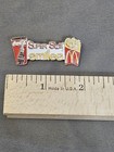 Vintage Mcdonald s Super Size Smiles Pin Coca-cola Fries Employee Lapel Badge