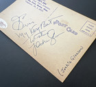 Jackie Gleason   Signed Autographed Chinese Restaurant Postcard   Jsa Loa