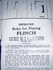 Vintage 1913 Flinch Card Game  the Acme Of Parlor Games With Original Box
