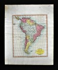 1812 Darton Union Atlas Map South America Brazil Amazon Argentina Chile Peru