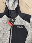 Columbia Men s Arctic Crest    Omni-heat Sherpa Full-zip Hooded Jacket Lg
