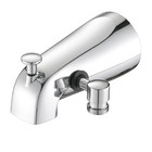 Tub Spout With Shower Diverter Chrome Fits 1 2    Threaded Pipes Bathtub Faucet