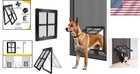 Lockable Magnetic Dog Screen Door For Sliding Doors - Self-closing Flap  12 x16 