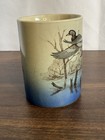 Otagiri Vintage Ceramic Coffee Mug 11 Fl Oz Duck Scenic Birds Nature Blue beige