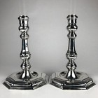 Tiffany And Co Sterling Silver Candle Holders Candlesticks Denmark 766g Vintage