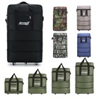 30  32  34  42  Expandable Rolling Duffle Bag Wheeled Luggage Foldable Suitcase 