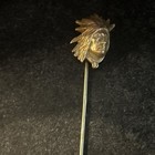 Very Rare Antique Native American Indian Chief Stickpin Pin Mint 1920   s