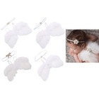 Newborn Photography Props Feather Baby Angel Wing With Headband Outfits Gift