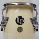 Lp Music Collection Hand Crafted Natural Wood 11  Tall Tunable Hand Conga Drum 