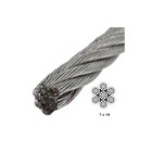 50 Ft 1 8 Inch Galvanised Steel Aircraft Cable Wire Rope Kit Clips Thimbles