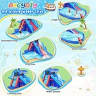 Exciting Water Paradise Massive Inflatable Water Slide Park Bounce House For Kid