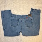 Wrangler Relaxed Fit Jeans Mens 36x29 Blue Medium Wash 100  Cotton 97601wdr