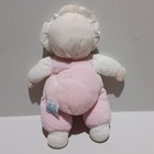 Vintage Eden Terry Cloth Plush Baby Doll-blonde Yarn Hair-printed Face-bonnet