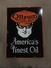 Porcelain Oilzum Enamel Sign 28x22 Inches  Double Sided