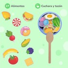 Wooden Feeding Toy - Montessori Pretend Play Food Set For Toddlers 1-4  - Fin   
