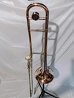  amazing Condition  1968 Olds Studio Nickel Plated Tenor Trombone W  Case   2 Mp
