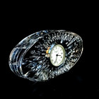 Waterford Oval Clock  Cut Lead Crystal  5  X 2 5   New Battery Included  Ireland