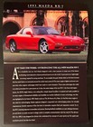 Rare Find  1993 Mazda Rx-7 Advance Preview Brochure Fd