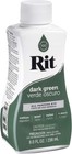 Rit Liquid Fabric Dye  8-ounce  Dark Green  8 Fl Oz  pack Of 1 