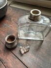 Perfume Bottle From The 19th Century   Cut Crystal And Solid Silver