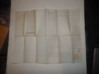 Antique Land Deed 1868 Post Civil War Chatauqua New York Thomas Rusell Rare