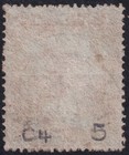1855 C4 1d Red Brown Plate 5 Sc P16 Very Fine Used Udc Cancel  gf 