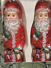 Robert Alan Candle Co Vintage Taper Candles Christmas Santa Claus Pair