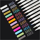 Metallic Markers Fine Point Metallic Marker Pens For Black Paper  Rock Painti   