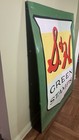 Vtg Og 1950s S h Green Stamps Metal Embossed Stout Sign  3 47   x58 5  Rare 