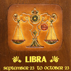 Vintage 70s Libra Zodiac Sign Wood Wall Plaque Astrology Star Sign Home Decor