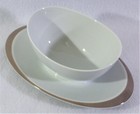 Johann Haviland Mcm Sauce Gravy Boat Bowl Joh405 Porcelain Oval White Germany