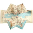Brazil Folding Map 1950s Agfa Pop-up Rio De Janeiro Tourism Photo Ephemera Rare