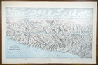 Vintage 1903 Holy Land Map 22 x14  Old Antique Original Sea Of Galilee Nazareth