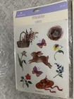 Hallmark Lot Of 3 Packs Sealed Vintage Easter Spring Bunny Stickers 12 Sheets