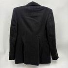 Lauren Ralph Lauren Blazer Size 4 Black Pinstripe Double Breasted Jacket
