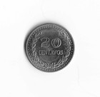 1974 Colombia - 20 Centavos - 419 - Nickel Clad Steel - 4 5g