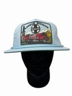 Vintage Santa Fe Railroad Kansas Division Trucker Hat Cap Strap Back Railway