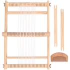 Qjh Wooden Multi Craft Weaving Loom 19 6 L X 15 3 W Warp    frame    loom Heddle Bar