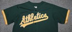 Vintage Oakland Athletics   Mark Mcgwire 90s Majestic Green Sz L Baseball Jersey