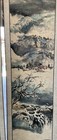 4 Vintage Asian Japanese Scroll Seasons Signed 70  Long 17  Wide Hand Painted