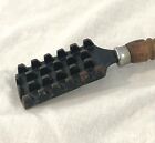 Vintage Japanese Fish Scaler Cast Iron Scale Remover  Antique Fish Scaler